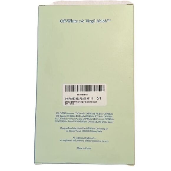 Authentic Unisex Off White 12/12Pro Phone
White Case. - Picture 4 of 6